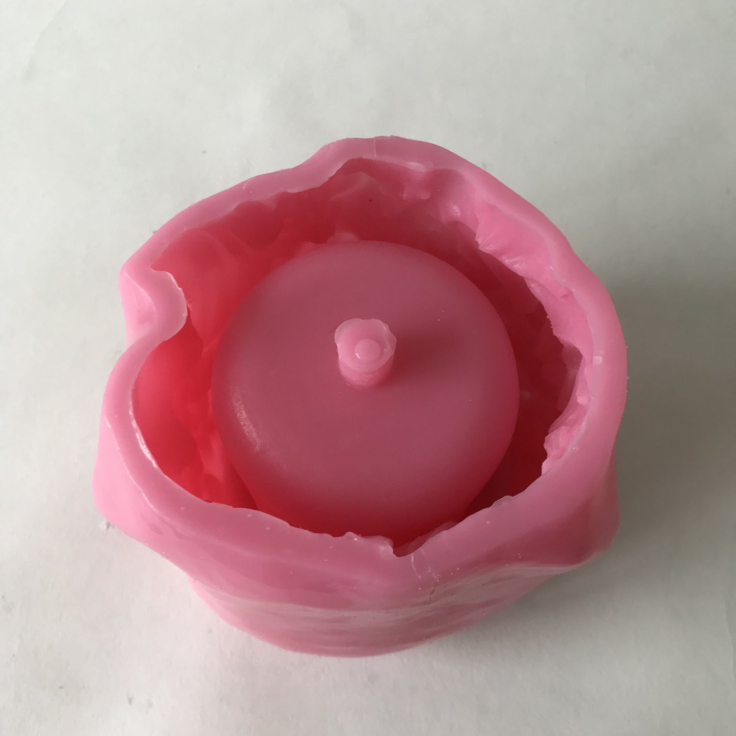 Beautiful 3D Girl Head Cement Vase Mold