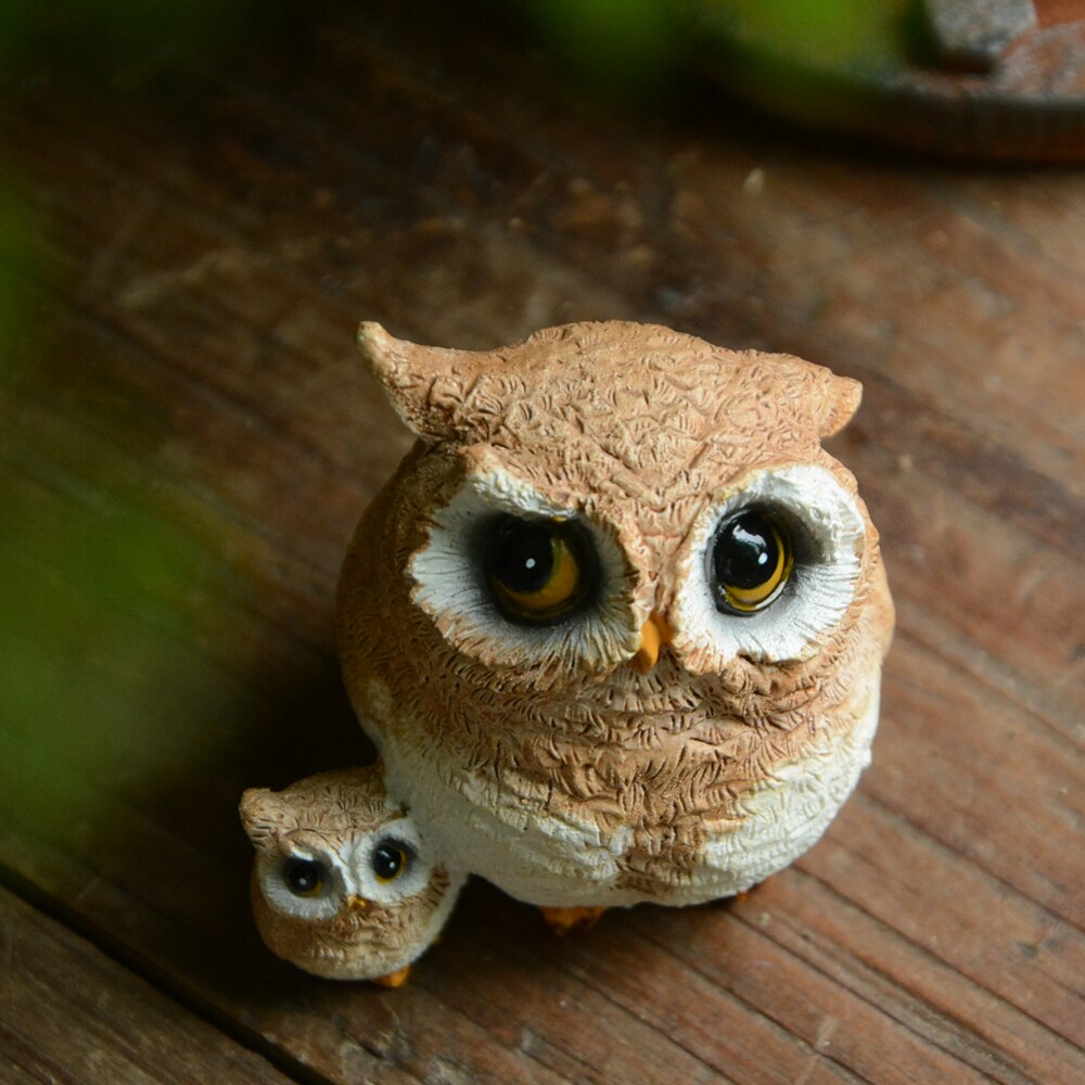 Realistic Owl Animal Figurine