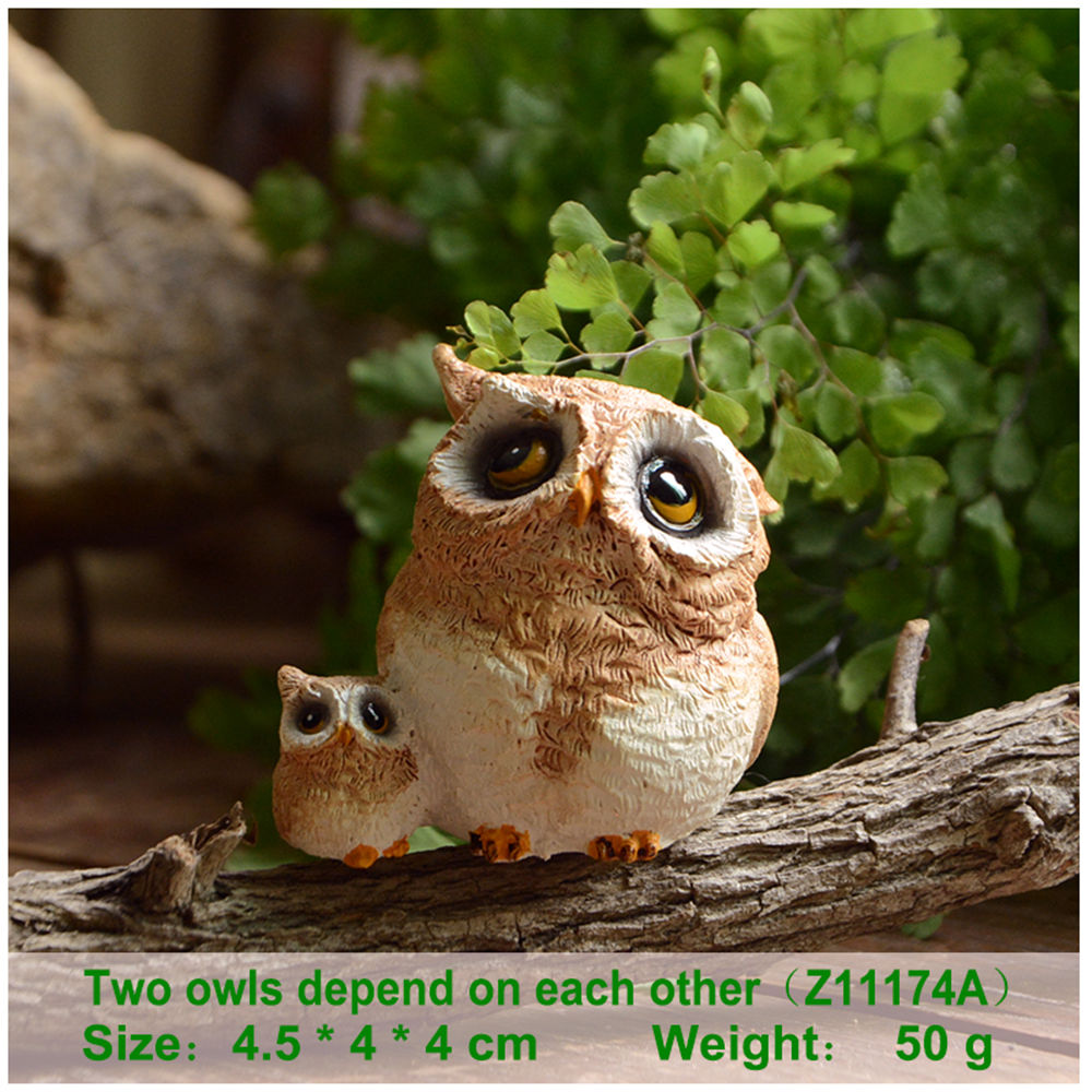 Realistic Owl Animal Figurine