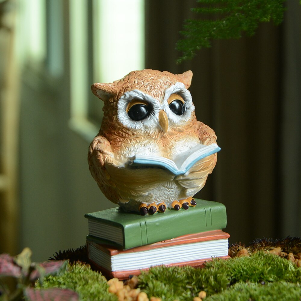 Realistic Owl Animal Figurine
